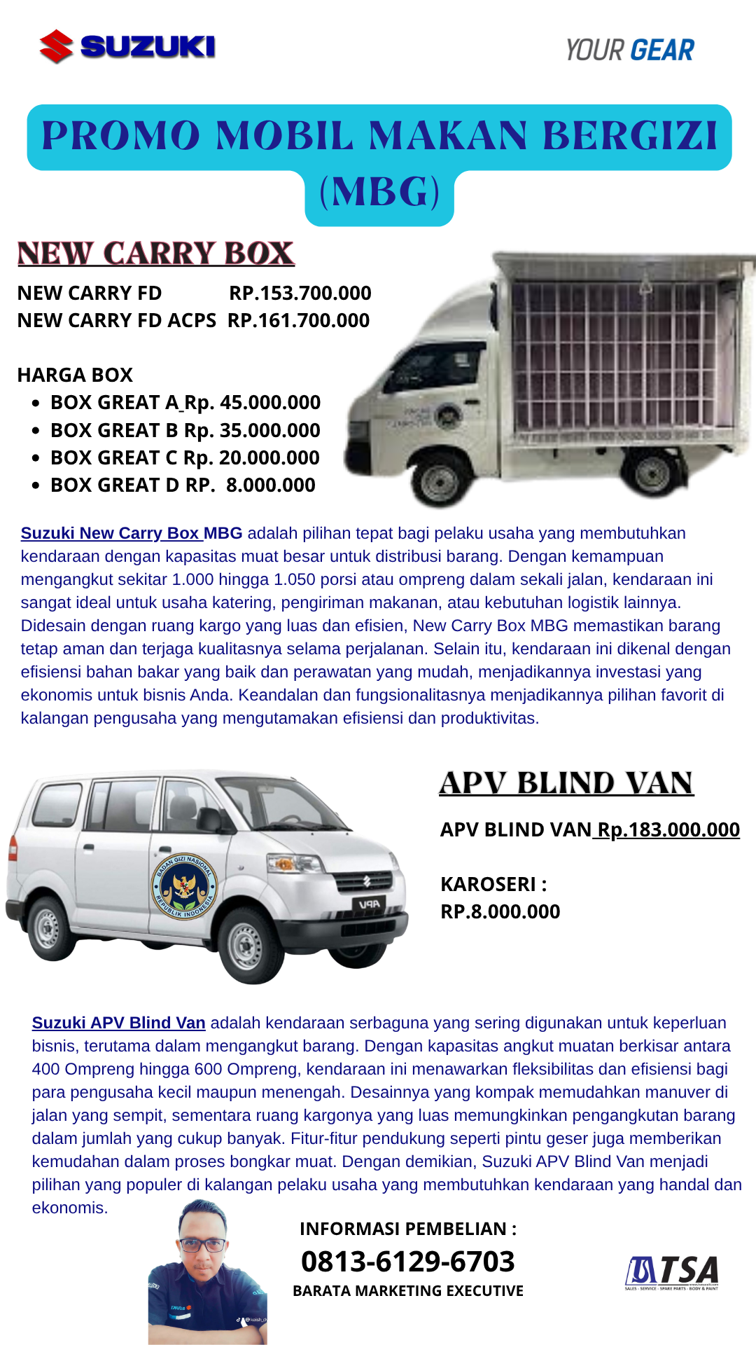 PROMO MOBIL MAKAN BERGIZI (MBG)